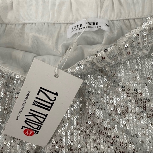 12th Tribe sequin skirt M NWT - Picture 3 of 3